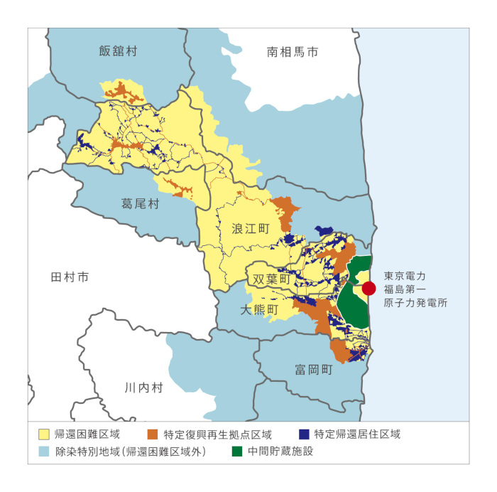 避難区域の状況